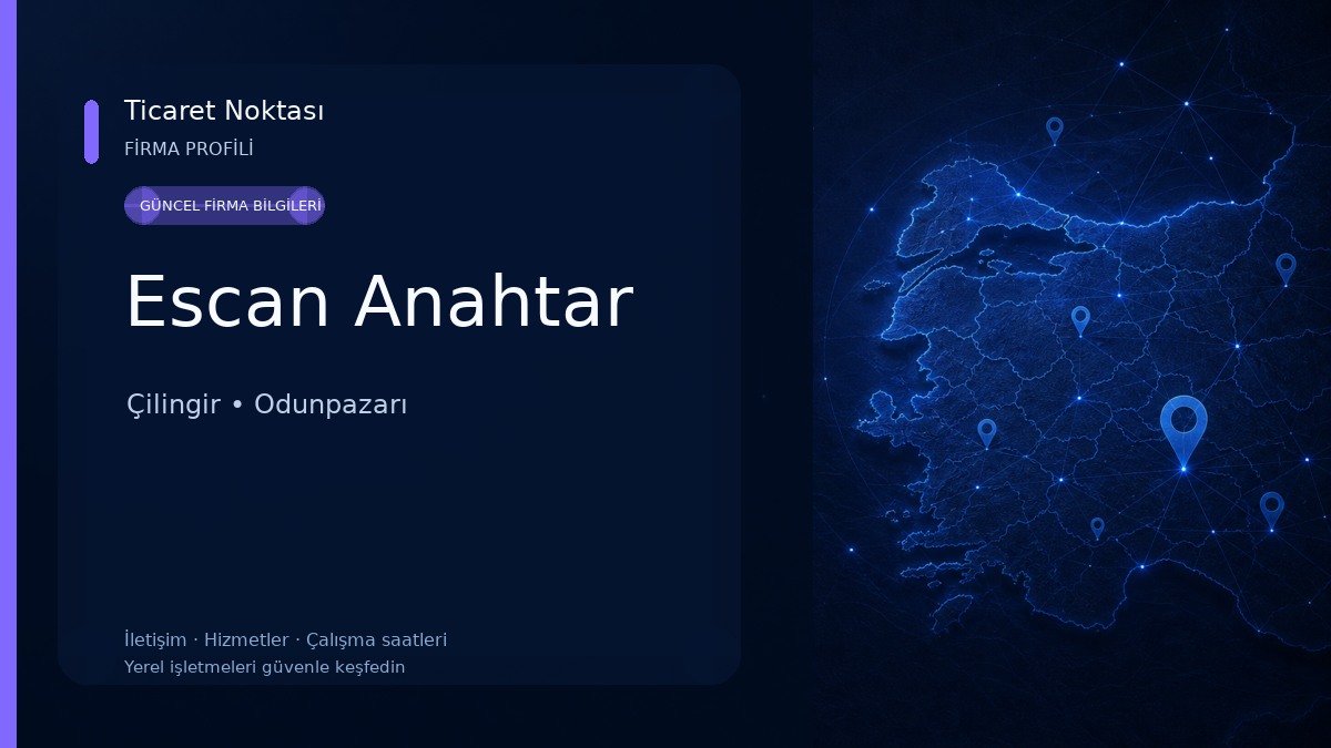 Escan Anahtar Çilingir