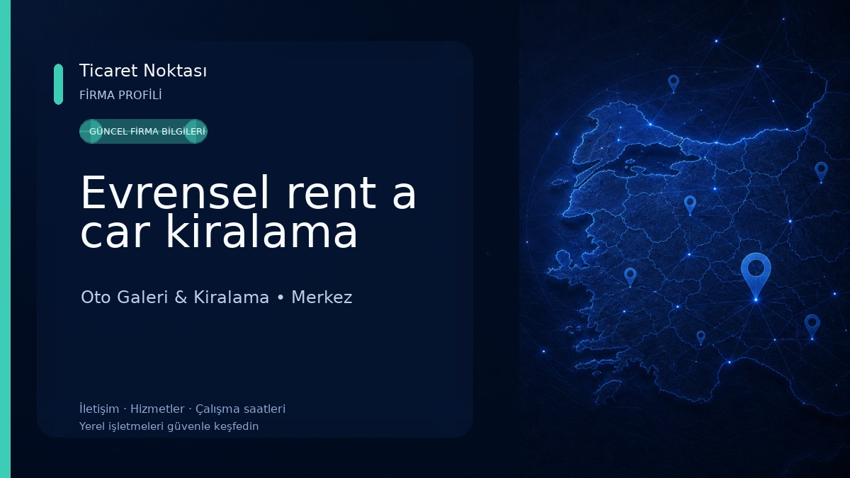 Evrensel rent a car kiralama 