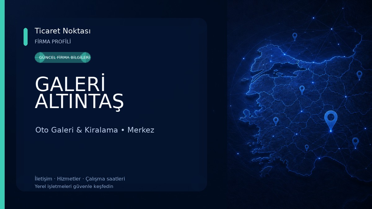 GALERİ ALTINTAŞ Oto Galeri & Kiralama
