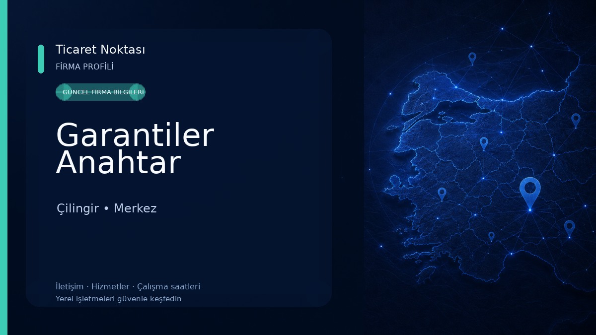 Garantiler Anahtar Çilingir