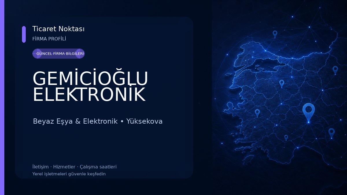 GEMİCİOĞLU ELEKTRONİK 
