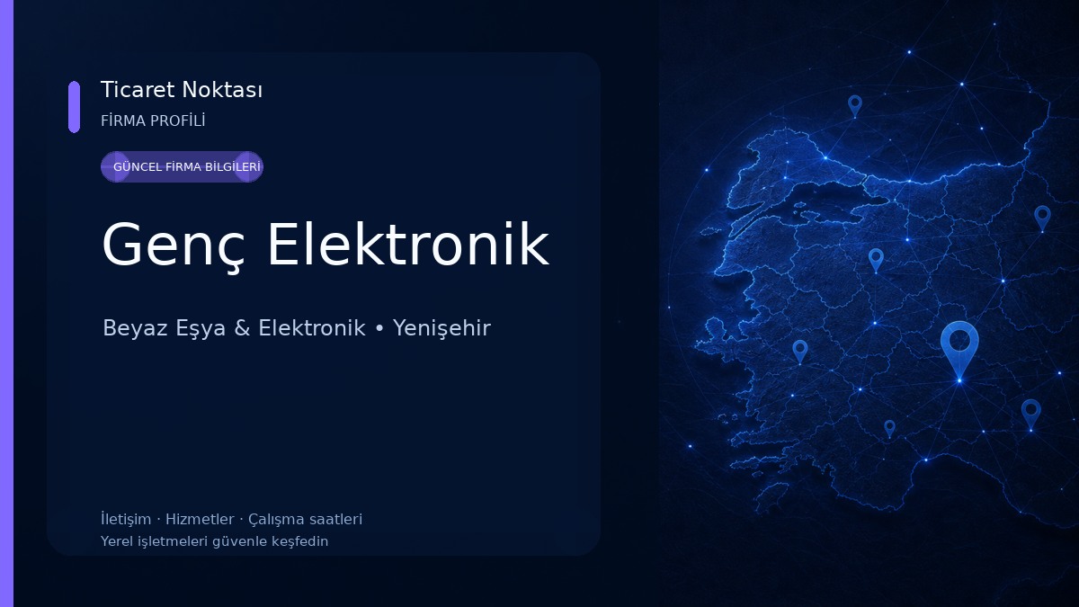 Genç Elektronik Beyaz Eşya & Elektronik