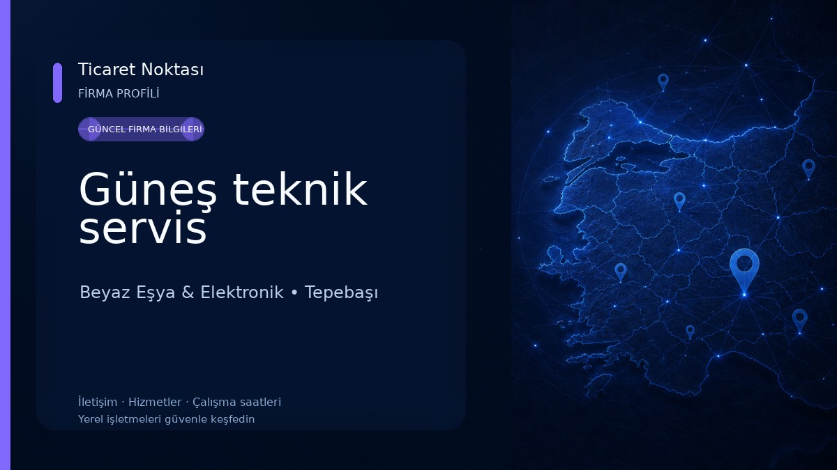 Güneş teknik servis Beyaz Eşya & Elektronik