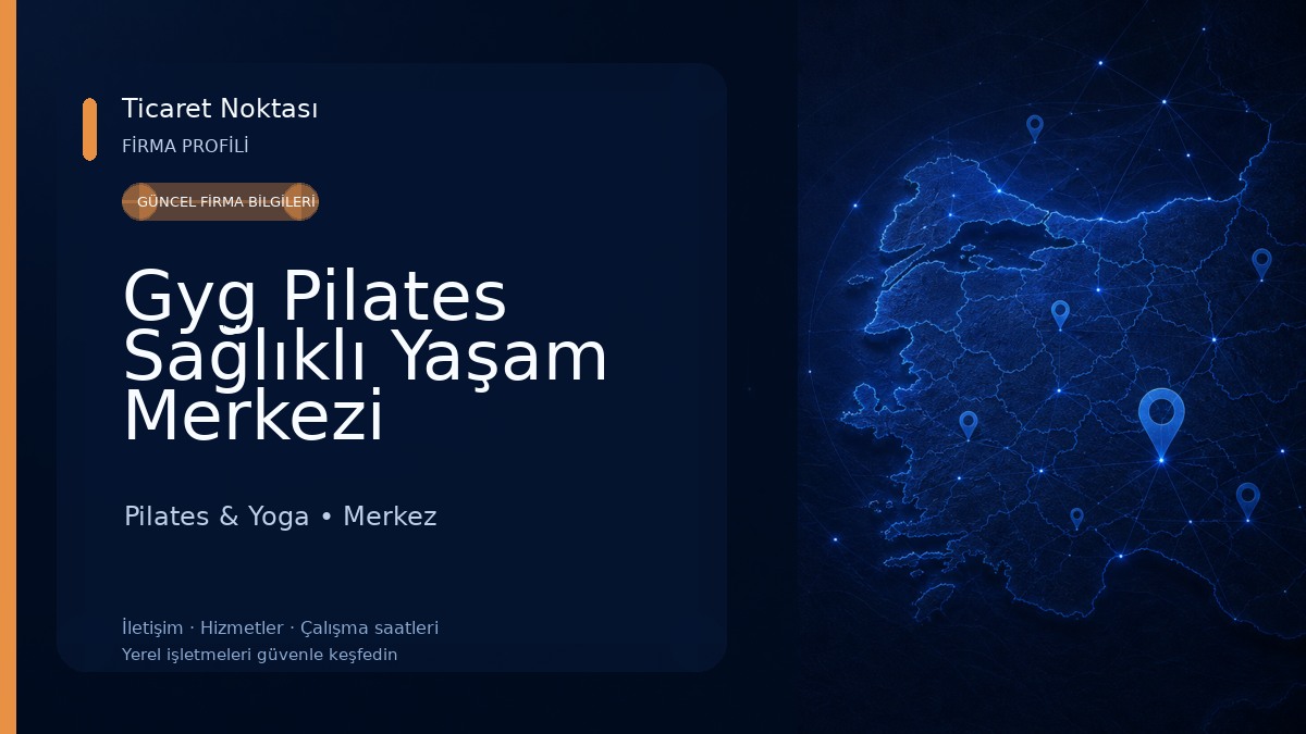 Gyg Pilates Sağlıklı Yaşam Merkezi Pilates & Yoga