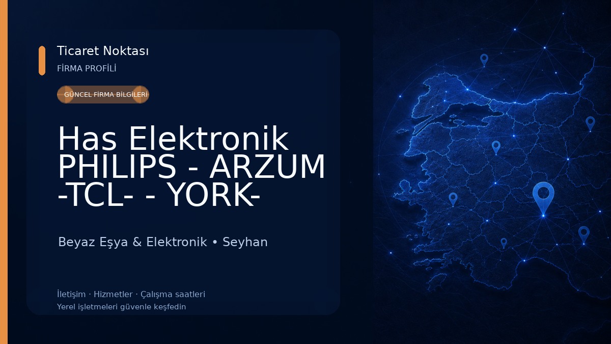 Has Elektronik PHILIPS - ARZUM -TCL- - YORK- HITACI-VİOMİ-FROUMANN-BOSE Yetkili Servisi Beyaz Eşya & Elektronik