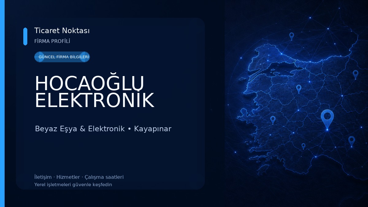 HOCAOĞLU ELEKTRONİK 