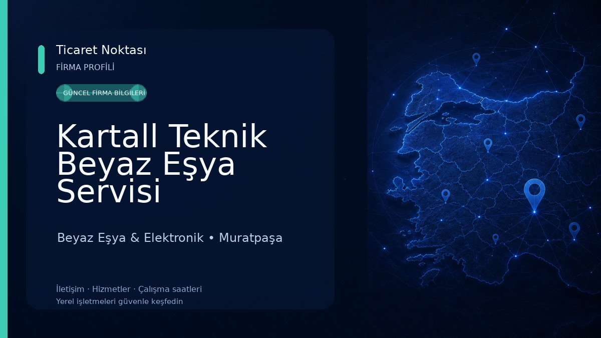 Kartall Teknik Beyaz Eşya Servisi 