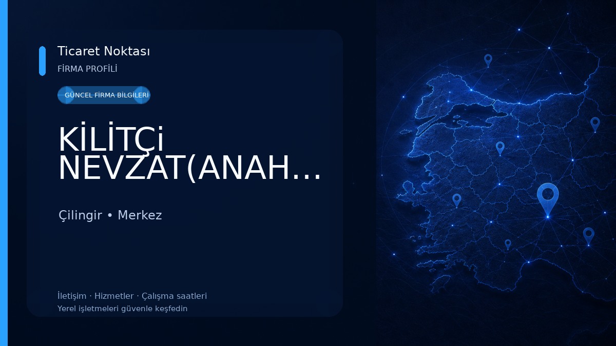 KİLİTÇi NEVZAT(ANAHTARCI) Çilingir