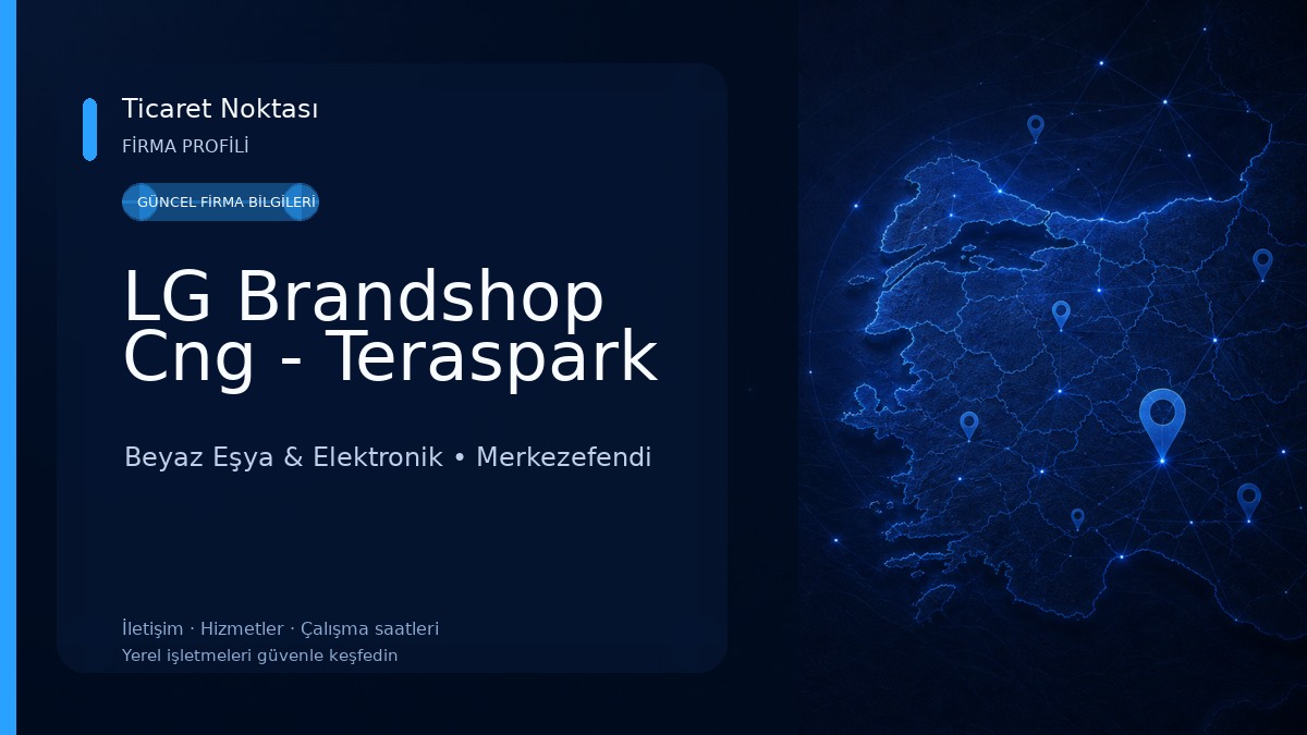 LG Brandshop Cng - Teraspark Beyaz Eşya & Elektronik