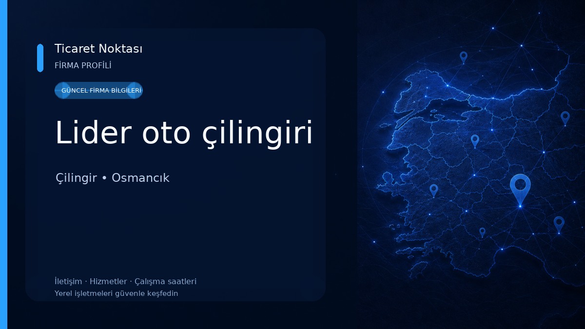 Lider oto çilingiri Çilingir