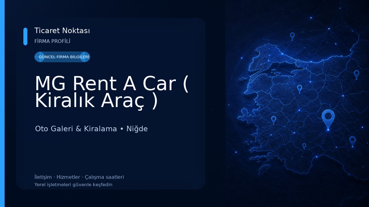 MG Rent A Car ( Kiralık Araç ) 