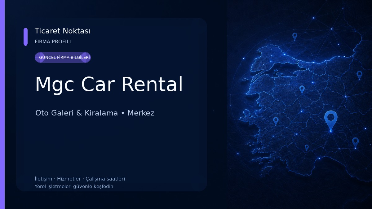 Mgc Car Rental Oto Galeri & Kiralama