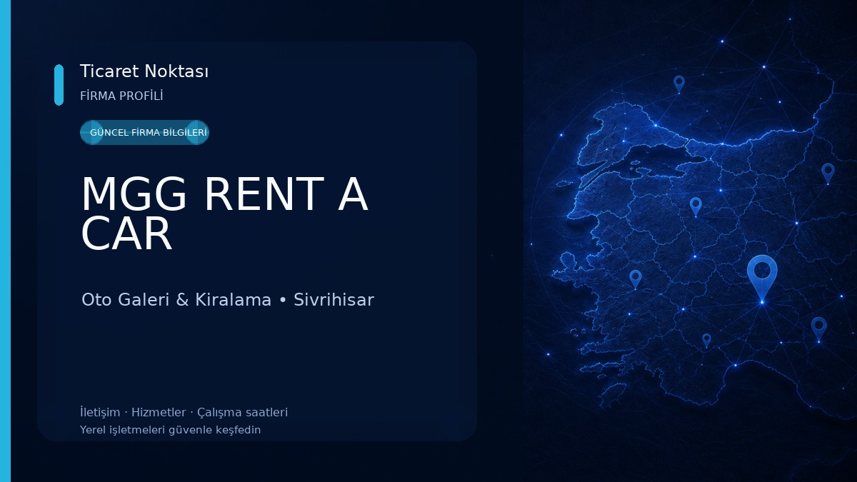 MGG RENT A CAR Oto Galeri & Kiralama