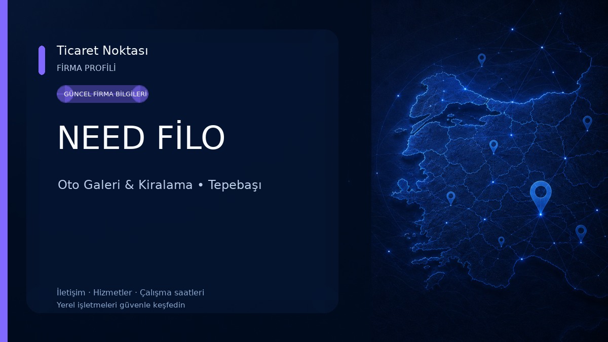 NEED FİLO Oto Galeri & Kiralama