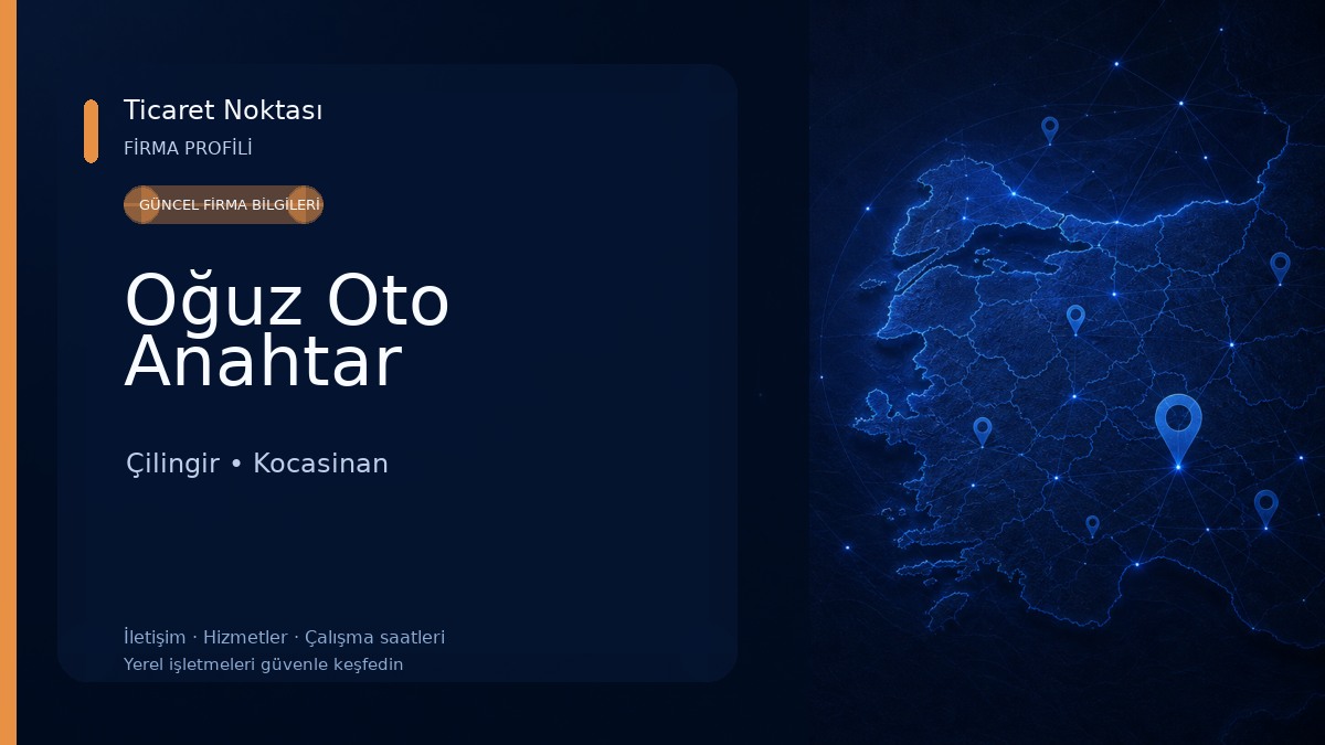Oğuz Oto Anahtar 