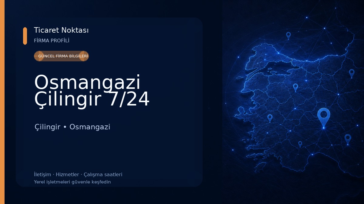 Osmangazi Çilingir 7/24 