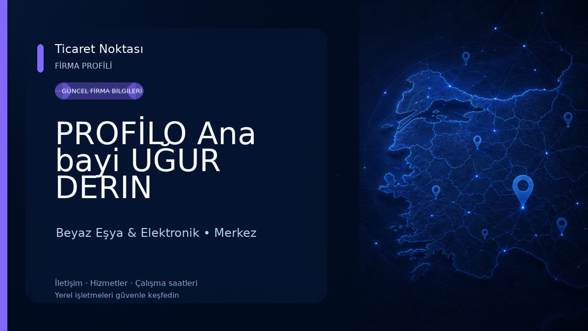 PROFİLO Ana bayi UĞUR DERIN DONDURUCU Ve KABEL PORTATİF KLİMA ELÂZIĞ yetkili bayi Özdekor Ticaret Beyaz Eşya