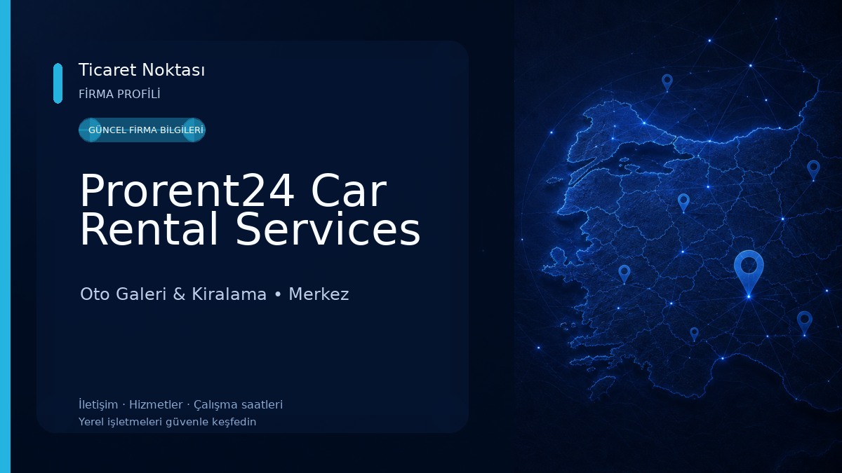 Prorent24 Car Rental Services Oto Galeri & Kiralama