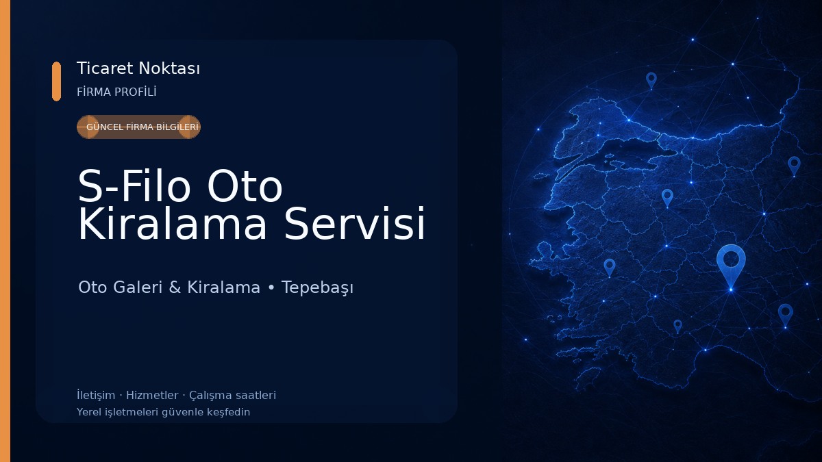 S-Filo Oto Kiralama Servisi Oto Galeri & Kiralama