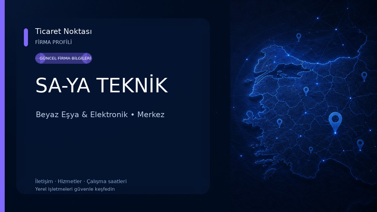 SA-YA TEKNİK 