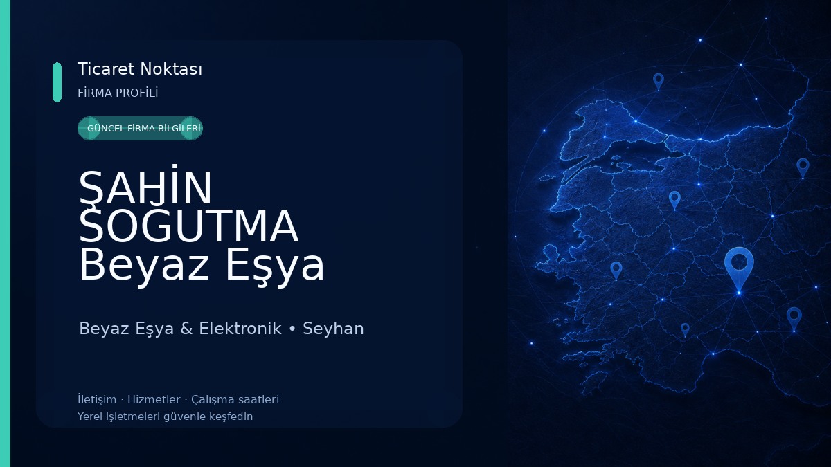 ŞAHİN SOĞUTMA Beyaz Eşya Yedek Parçaları Beyaz Eşya & Elektronik