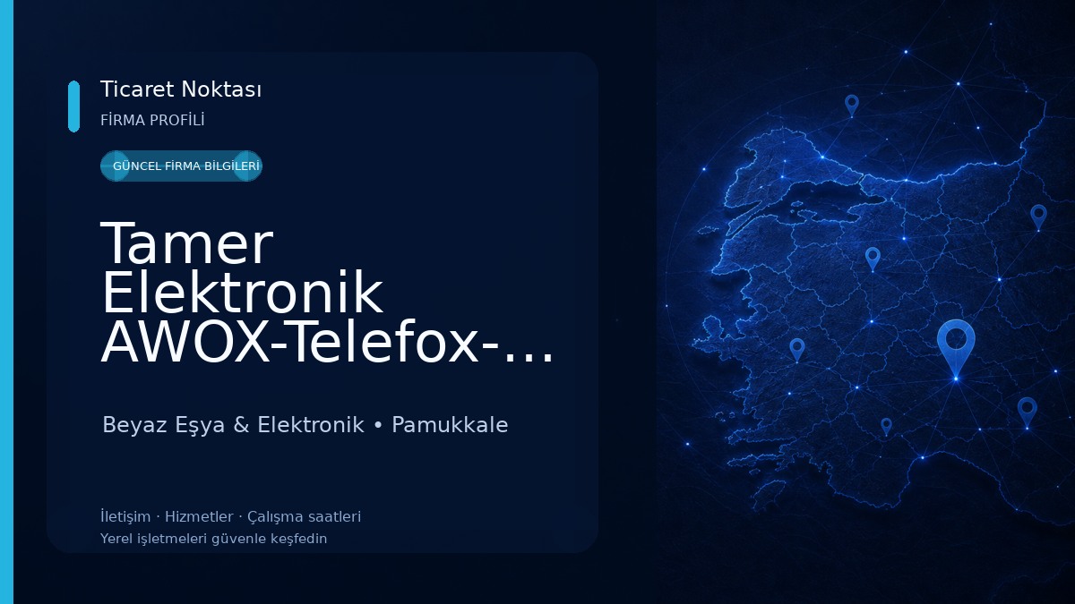 Tamer Elektronik AWOX-Telefox-Onvo-Saba-Senna Yetkili Servisi