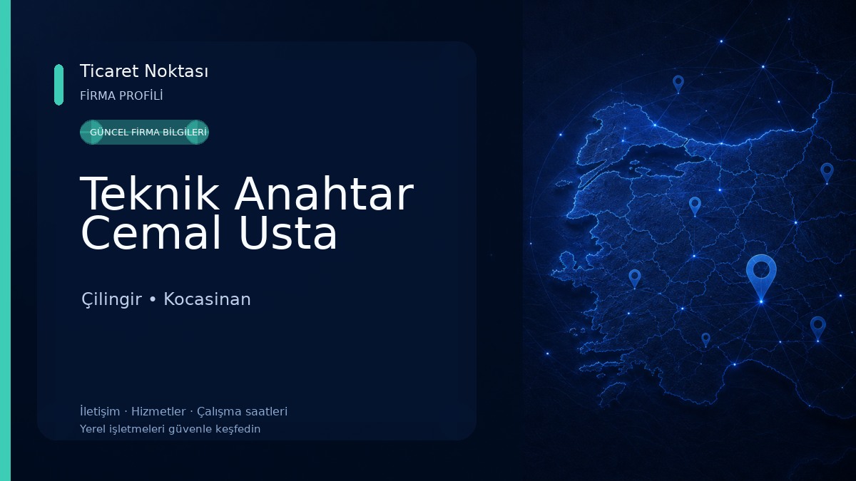 Teknik Anahtar Cemal Usta 