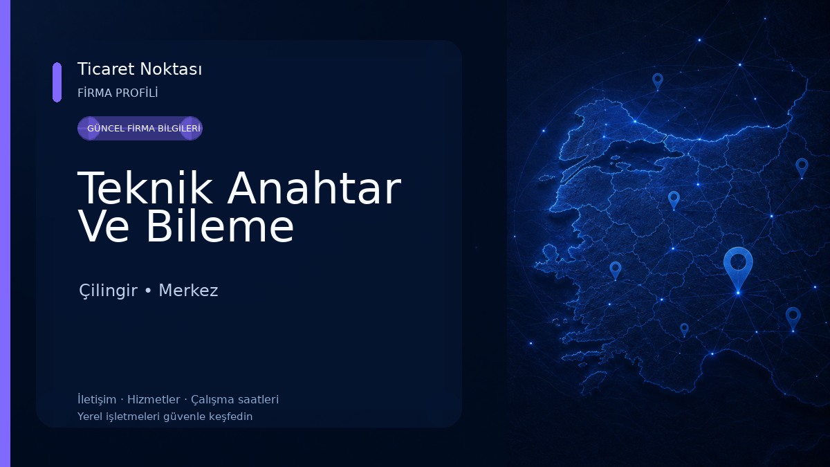 Teknik Anahtar Ve Bileme Çilingir