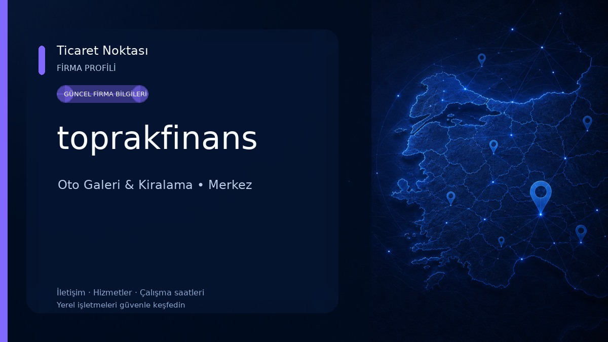 toprakfinans Oto Galeri & Kiralama