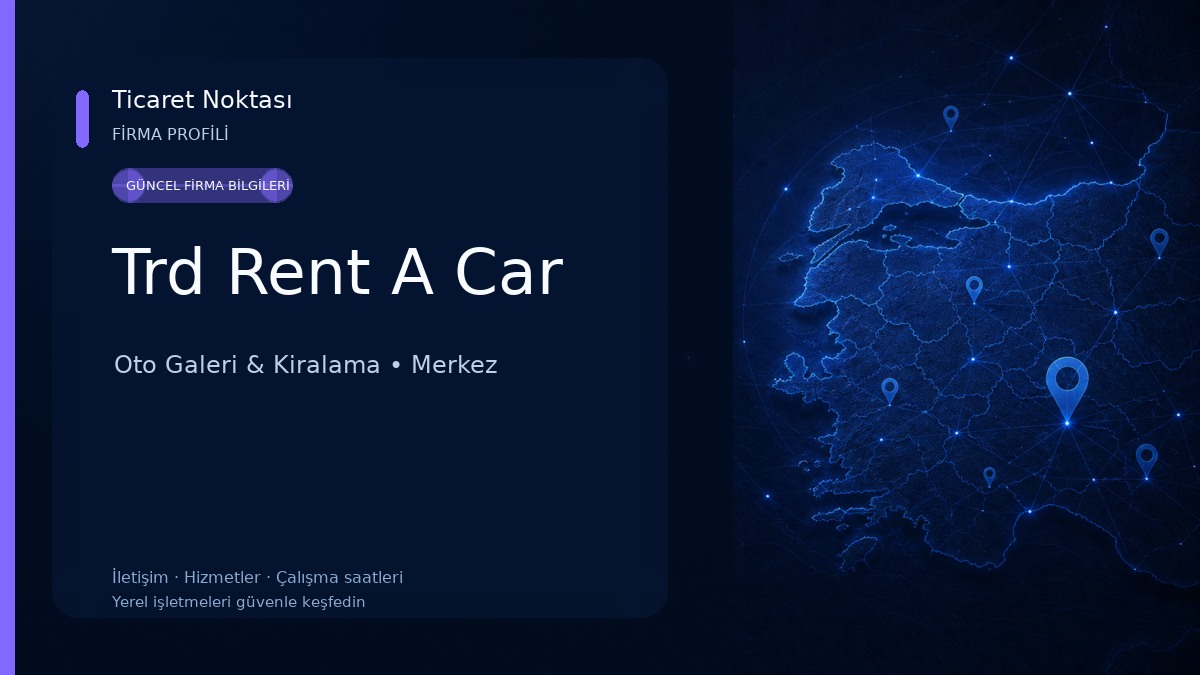 Trd Rent A Car Oto Galeri & Kiralama
