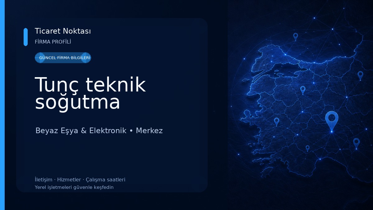 Tunç teknik soğutma Beyaz Eşya & Elektronik