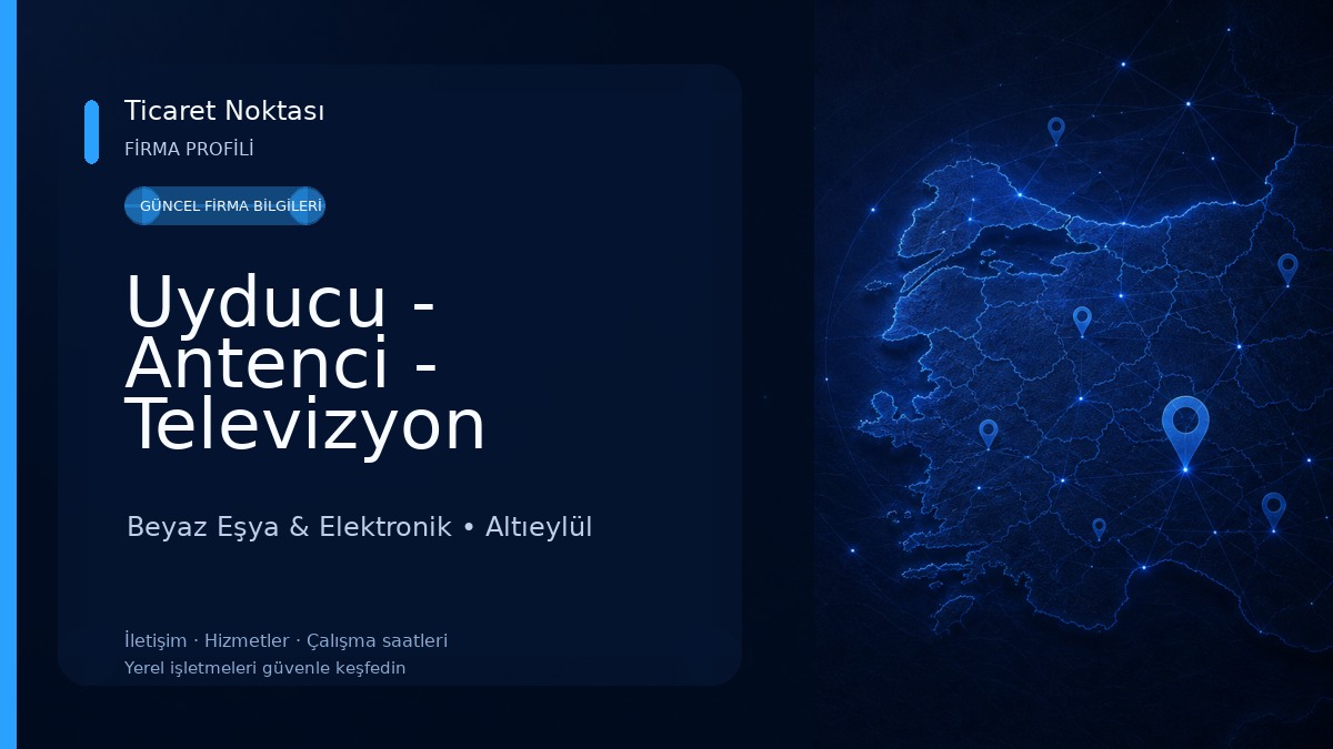 Uyducu - Antenci - Televizyon Tamiri Beyaz Eşya & Elektronik