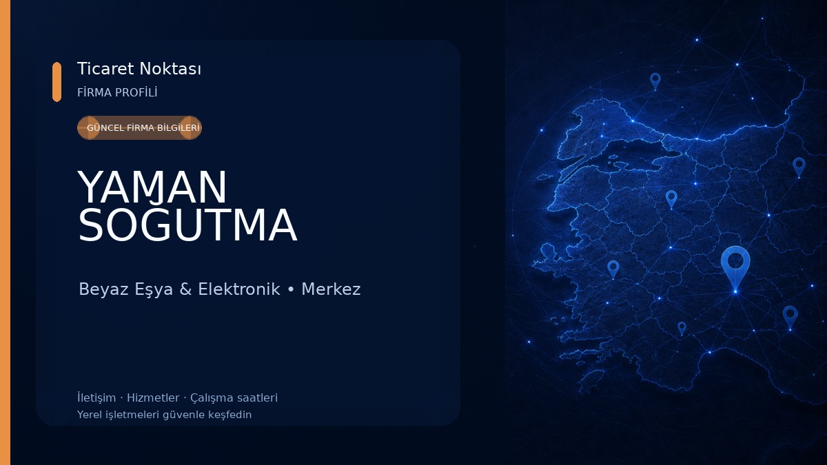 YAMAN SOĞUTMA Beyaz Eşya & Elektronik