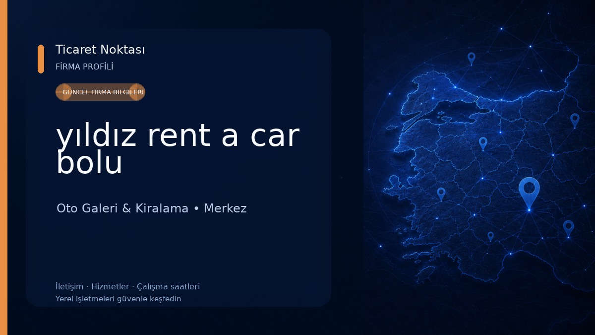 yıldız rent a car bolu Oto Galeri & Kiralama