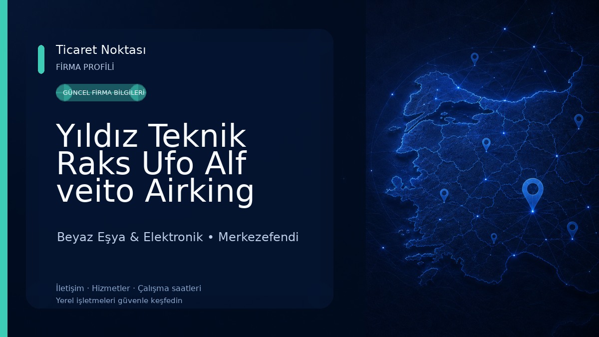 Yıldız Teknik Raks Ufo Alf veito Airking goldmaster elektrikli cihaz tamir ve Servisi Beyaz Eşya & Elektronik