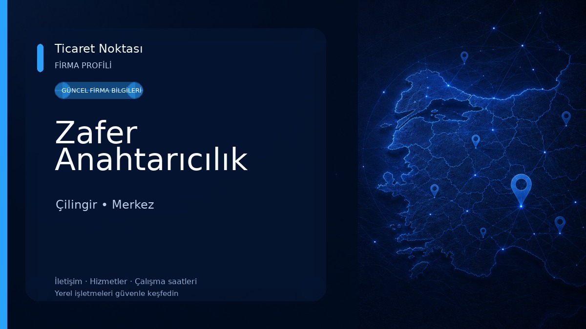 Zafer Anahtarıcılık Çilingir